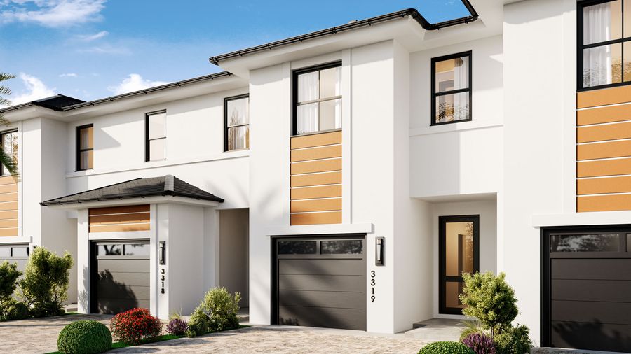 Home exterior view in the K Legacy community by Bluenest